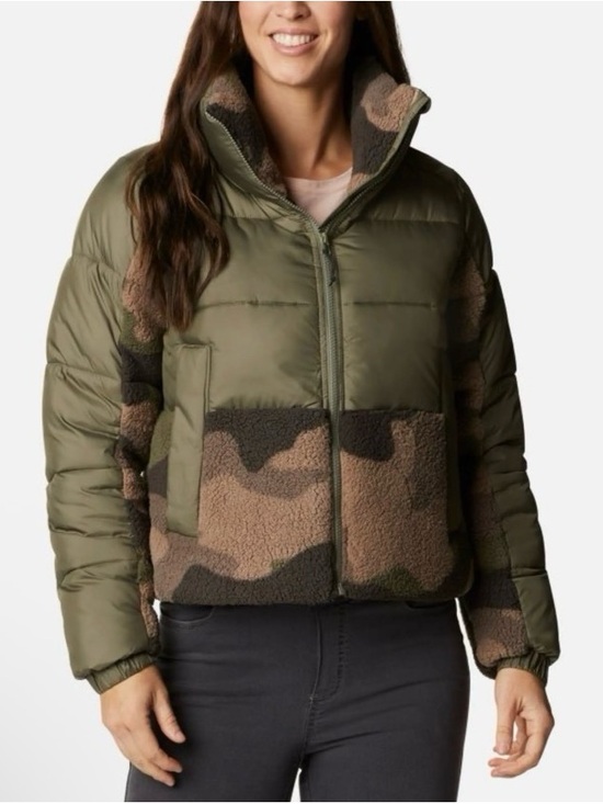 Columbia Jackets & Blazers - Columbia Sherpa-Trim Puffer Jacket